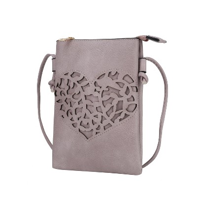 MKF Collection Heartly Women's Crossbody Bag by Mia K