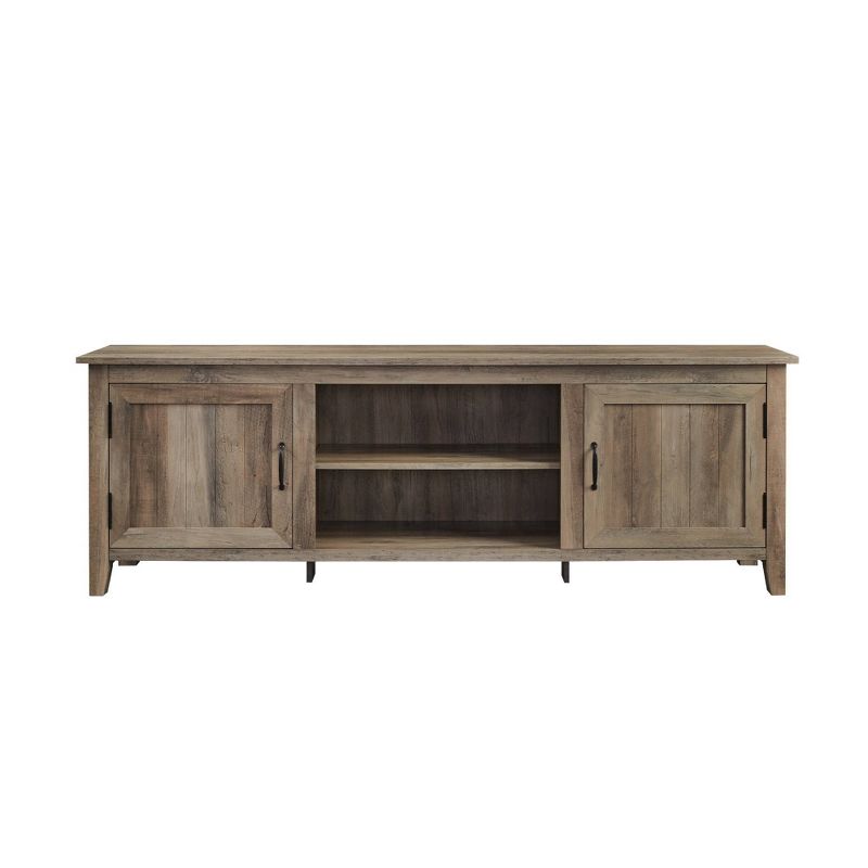 Modern Transitional Wood TV Stand for TVs up to 80" - Saracina Home, 4 of 14