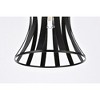 Elegant Lighting Lily 1 light pendant in black - 4 of 4
