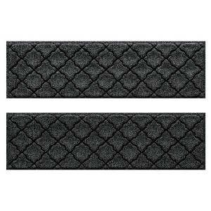 WaterHog 8.5"x30" Set of 4 Cordova Indoor/Outdoor Stair Treads Door Mats - 1 of 4