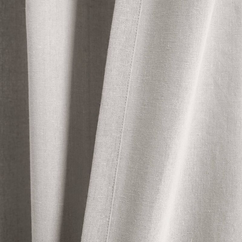 Linen Lace Window Curtain Panels - Lush Décor, 6 of 8