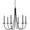 Elegant Lighting Cohen 36 inch pendant in black - 3 of 4