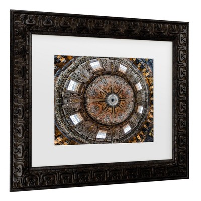 Jois Domont Dark Gold Framed Canvas Cathedral Dome Art Print