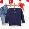 The Juniper Shop Embroidered Love Typewriter Youth Ultra-Soft Graphic Sweatshirt - 2 of 3