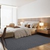Washable Modern Braided Printed Rug Non Slip Low Pile Rug Soft Contemporary Throw Floor Cover Foldable Indoor Carpet for Living Room Bedroom - 4 of 4