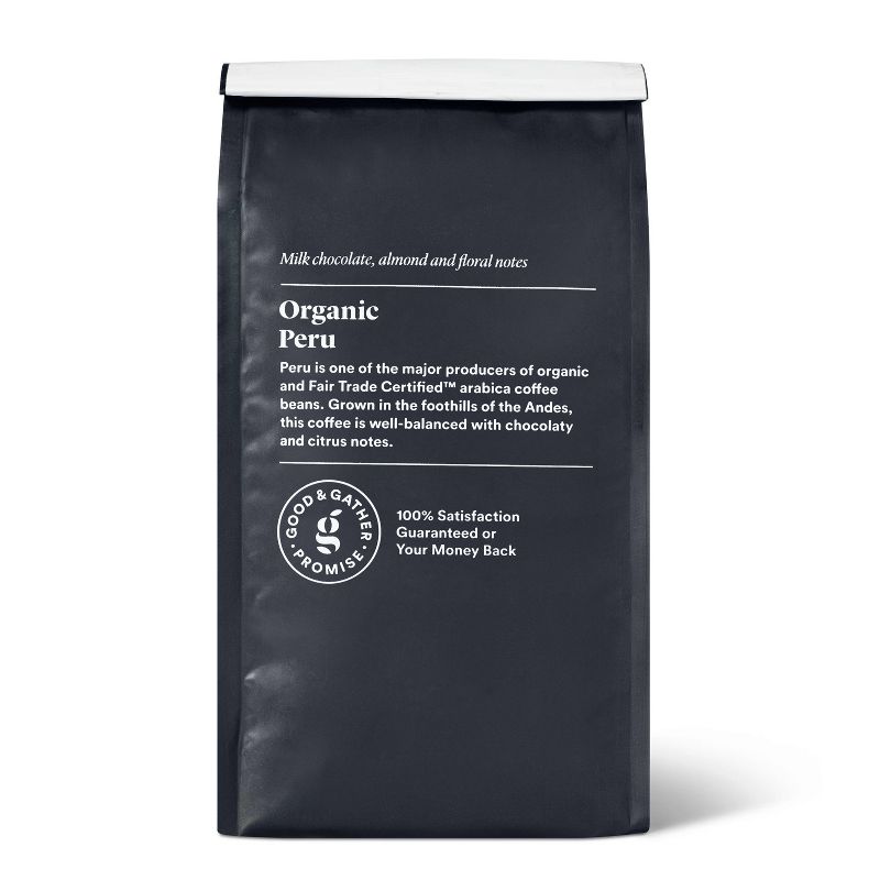 Signature Organic Peruvian Bagged Light Roast Ground Coffee - 12oz - Good &#38; Gather&#8482;, 4 of 6