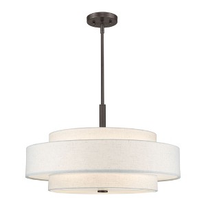 Livex Lighting Monroe 5 - Light Pendant in  English Bronze - 1 of 1