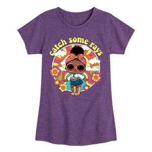 Girls' - LOL Surprise! - Catch Some Rays Fitted Short Sleeve Graphic T-Shirt - 1 of 4
