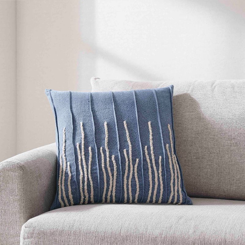 18"x18" Cove Square Throw Pillow - Crescent & Starlight, 3 of 6