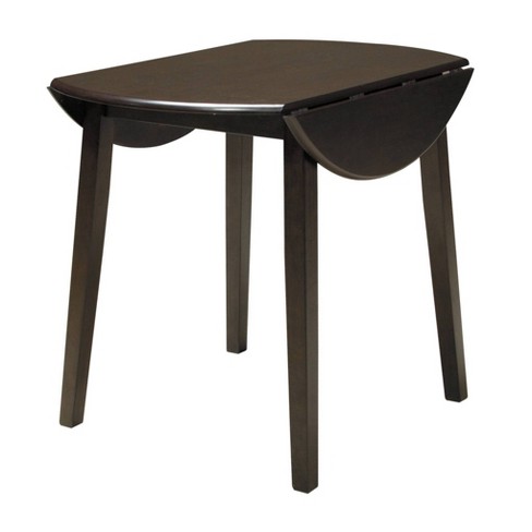 Ashley Hammis Round Drop Leaf Dining Table In Dark Brown, What Is A Leaf On Table