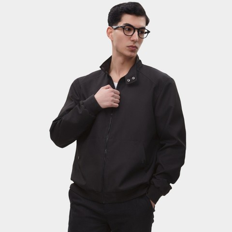 Мужские куртки Rokka&Rolla Men's Bomber Jacket Full Zip Windbreaker-Black, size Large
