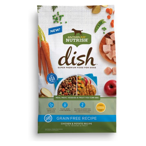 Rachael Ray Nutrish Dish Grain Free Chicken Potato Recipe Super Premium Dry Dog Food 22 5lbs Target