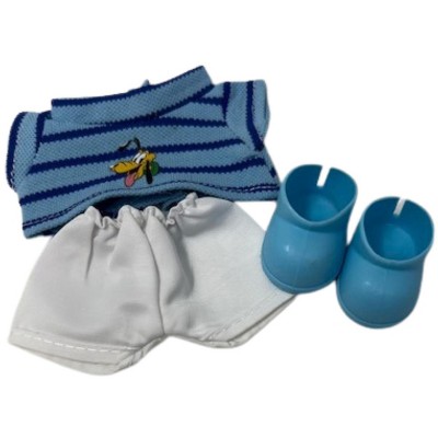 Doll Clothes Superstore 4-Piece Pluto-Inspired Outfit Set for 17.5cm Labubu Dolls
