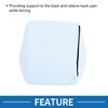 Unique Bargains Car Seat Lumbar Cushion Memory Foam Support Ergonomic Design - 3 of 4