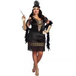 Dreamgirl Swanky Flapper Plus Size Costume, 3XL
