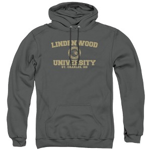Lindenwood University Official Circle Logo Adult Pull-Over Hoodie - 1 of 4