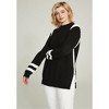 ellos Plus Size Side Stripe Mockneck Sweater - 3 of 3