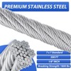 Black Metal DIY Cable Railing System Kit for Deck, Perfect for Modern Outdoor Spaces - 2 of 4