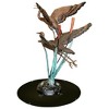 Design Toscano Flying Heron Pair in Reeds Cast Bronze Garden Statue - 4 of 4