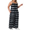 Agnes Orinda Women's Plus Size Tie-Dye Adjustable Strap Sleeveless Stretchy Wide Leg Summer Casual Jumpsuit - 2 of 4