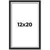 PosterPalooza | Flat Silver Picture Frame - UV Acrylic, Foam Board Backing, Hanging Hardware - 2 of 4