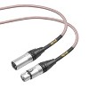 Clef Audio Labs XLR Male to XLR Female, Silver Zinc Alloy Shell/Grey Copper Braided -12FT -3PK - image 4 of 4