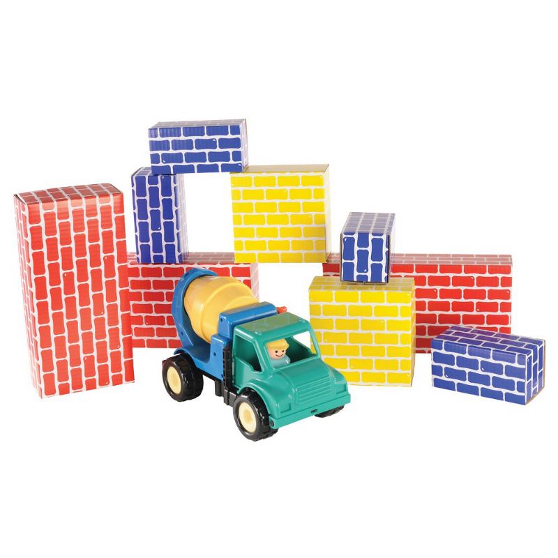 Edushape Ltd Cardboard Brick Block Large Building Set  - 44 pieces, 2 of 5