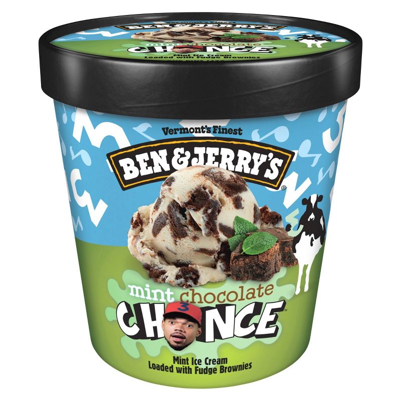 Ben &#38; Jerry&#39;s Ice Cream Mint Chocolate Chance Frozen Dessert - 16oz, 3 of 9