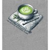 Matcha Teacup I Only Love My Bed and Matcha Adult Long Sleeve Hoodie - 2 of 2
