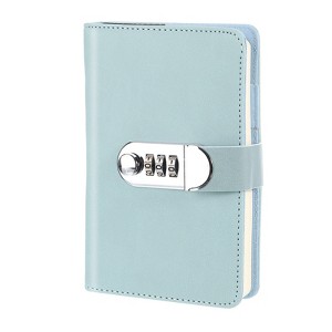 Unique Bargains PU Leather Waterproof With Lock Journal - 1 of 4