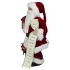 Northlight Traditional Standing Santa Claus Christmas Figure with Naughty or Nice List - 16" - 2 of 4