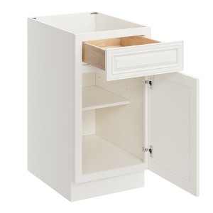 CASAINC 18 in. W x 34.5 in. H x 24 in. D Base Kitchen Cabinet with Drawer – Plywood Frame Soft-Close - Full Overlay RTA - 1 of 4