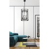 Easton 8-Light Matte Black Chandelier - Industrial Farmhouse Style, Dimmable, Damp Rated - 4 of 4