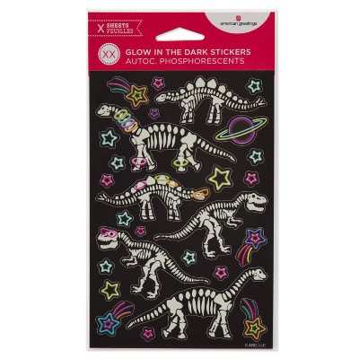 dinosaur glow stickers 64-count, Five Below