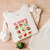 Simply Sage Market Watermelon Chart Summer Vibes Lightweight Garment Dyed Sweatshirt - 3 of 4