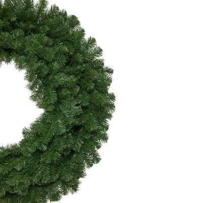 36" Green Pine Artificial Christmas Wreath with Metal Frame