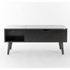 DOMETOUR Lift Tabletop Coffee Table with Storage Shelf and Hidden Compartment for Living Room - 2 of 4
