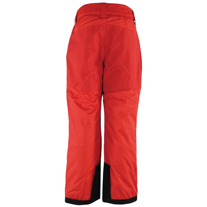 Hudson Baby Unisex Snow Pants, Red, 3 of 5
