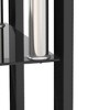 NicBex Modern 2-Tier Glass End Table for Living Room, Transparent & Frosted Side Table with Metal Legs, Square Small Coffee Table with Tempered Glass - 4 of 4
