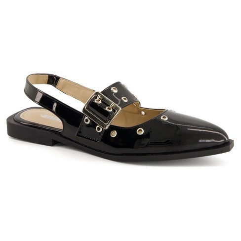 Andrea Slingback Flats Wide Buckle 85553 - image 1 of 4