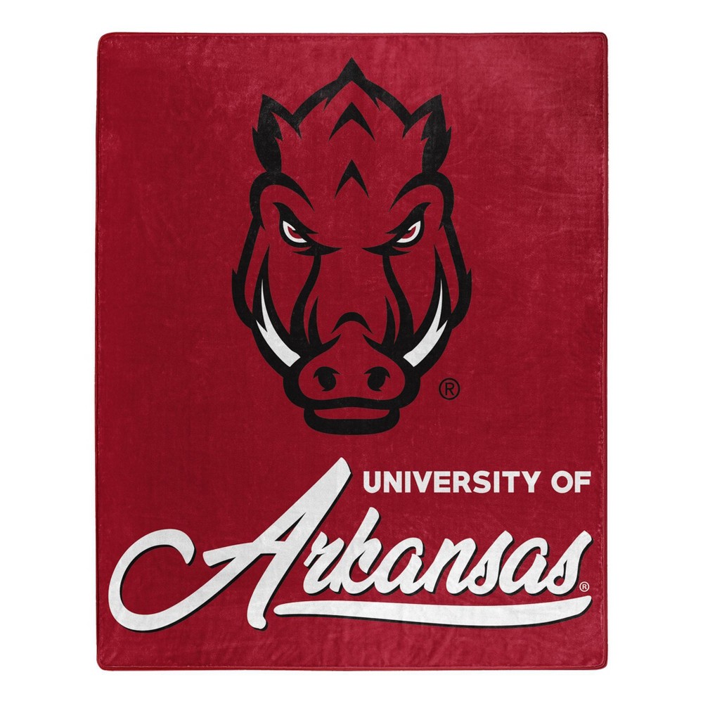 Photos - Duvet NCAA Signature Arkansas Razorbacks 50 x 60 Raschel Throw Blanket