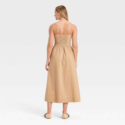 Women&rsquo;s Corset Midi A-Line Dress – Universal Thread