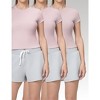 Spruce Fashion Set of 3 Women's Essential Summer High Stretch Performance Moisture-Wicking T-Shirts - 3 of 4