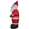 Gemmy Christmas Airblown Inflatable Santa w/Candy Cane Giant, 11 ft Tall, Multi - 4 of 4
