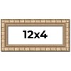 PosterPalooza | 12x4 Modern Bamboo Picture Frame, UV Acrylic, 5 Finishes - 2 of 4