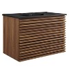 Modway Render Vanity with Sink-Floor, 30 Inch, Walnut Black - 2 of 4