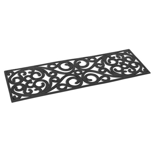 Birdrock Home Indoor Outdoor Floor Runner - Non Slip Floor Mat - 24 X 60  Inches - Black : Target