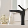 BWE Single Hole Single Handle Bathroom Vessel Sink Faucet With Supply Hose in Matte Black - 4 of 4