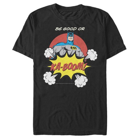 Men's Batman Be Good Or Kaboom T-shirt - Black - 2x Large : Target