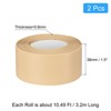 Unique Bargains PVC Waterproof Self-Adhesive Wall Corner Seal Caulk Strip Tape 2 Pcs - 2 of 4